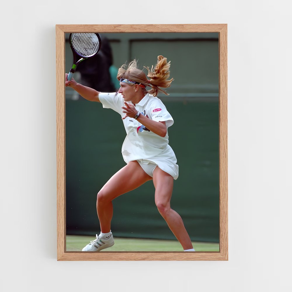 Poster Steffi graf gazon – affiche Tennis (vue 4)